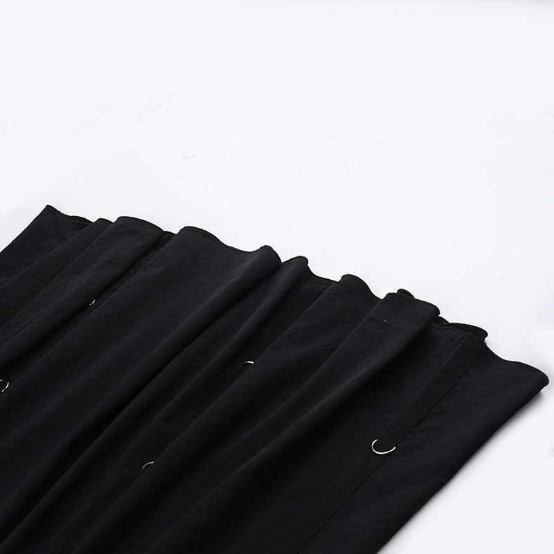 Goth Maxi Skirt with Hooks