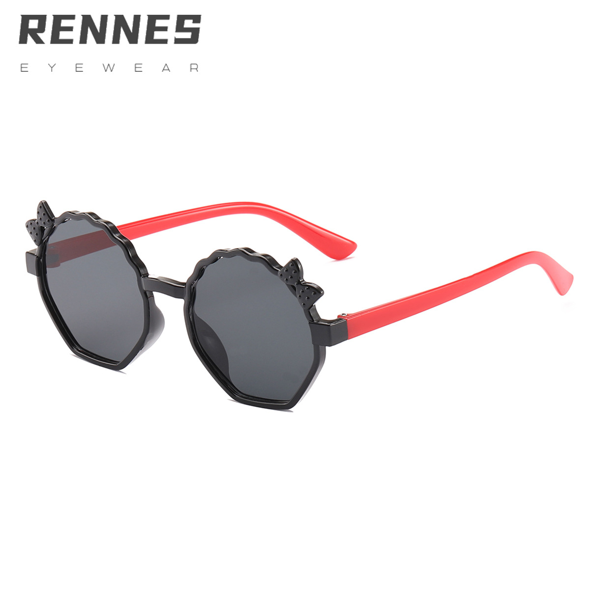 2021 nueva mariposa decorativa de los niños gafas de sol dibujos animados estilo coreano calle tiro moda niños y niñas gafas 8834