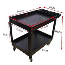 手推车仓库手推物料重型推车搬运三层二层加厚板手转车工具车平板