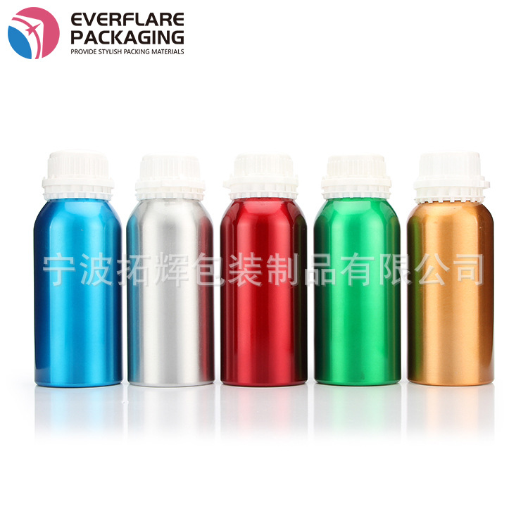 厂家定制各种规格50ML-5L香精油瓶   化工铝瓶