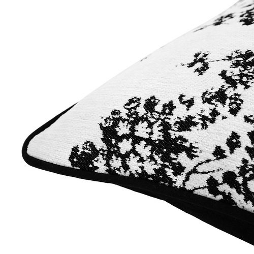 Factory direct sales black and white plush Nordic style living room sofa model room luxury high-end cushion pillow cover wholesale