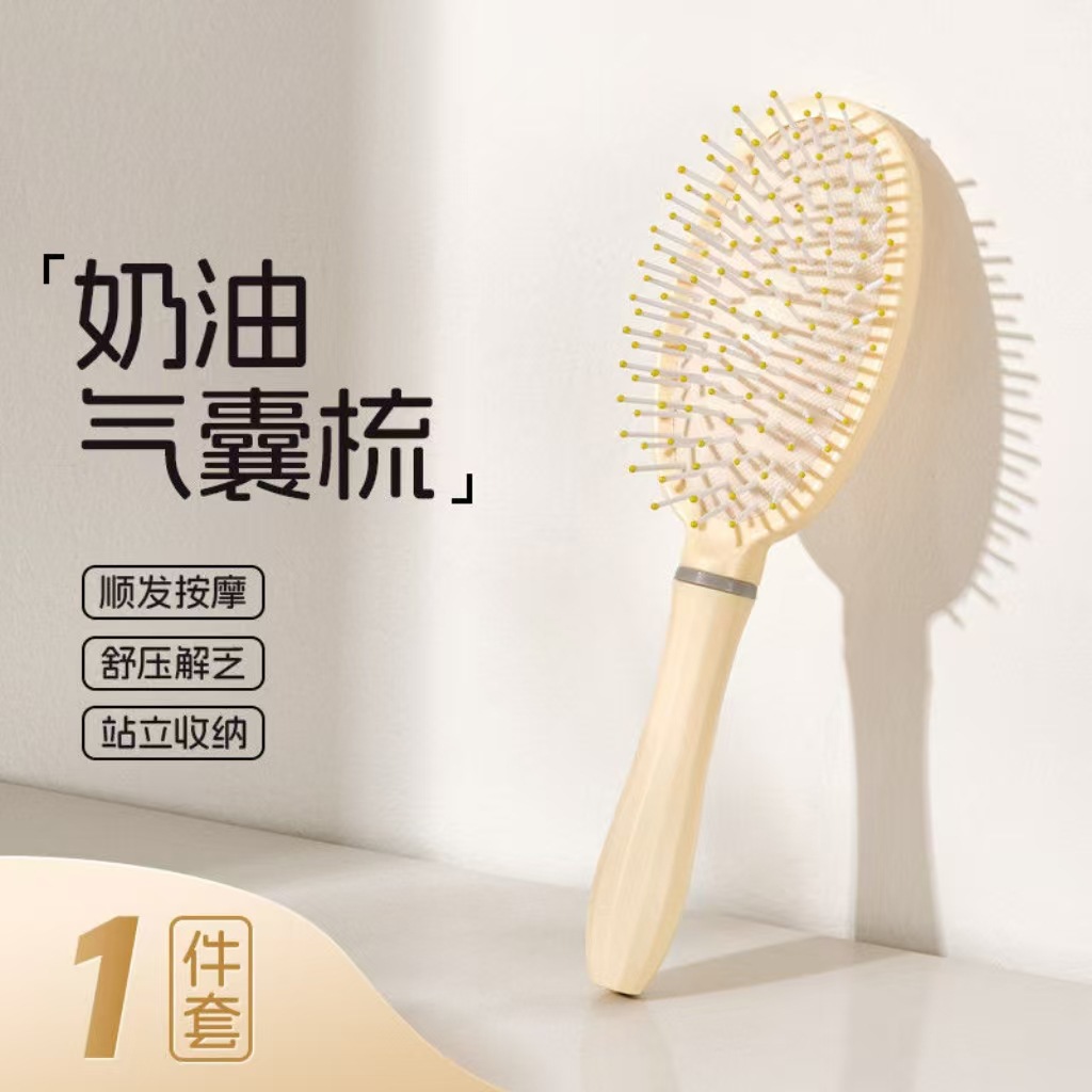 Cabello flojo peinado peinado costillas peinado seco y húmedo doble uso gran curva pein de masaje airbag airbag peinado