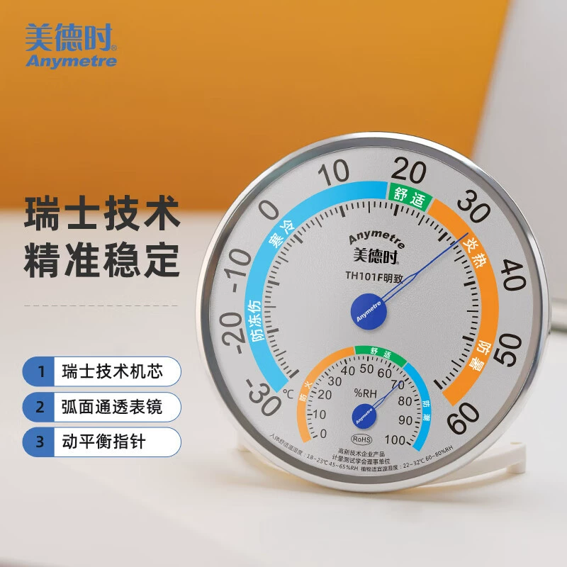 Medashi TH101F Mingzhi термометр высокоточная алюминиевая рама измеритель температуры и влажности кронштейн для ремешка для часов TH101G новая модель