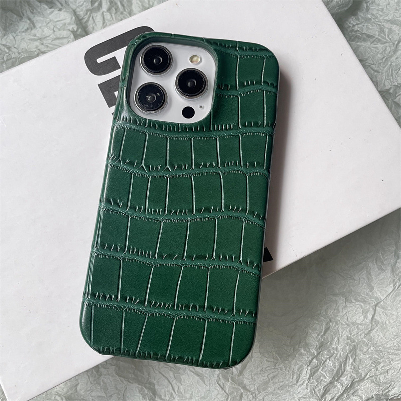 Crocodile Leather Pattern Suitable for Apple 17Promax Mobile Phone Case Iphone16 Half Pack 14 Glossy 13 Pure Color 12 Hard 11 Crocodile Leather Pattern Suitable for Apple 17Promax Mobile Phone Case Iphone16 Half Pack 14 Glossy 13 Pure Color 12 Hard 11