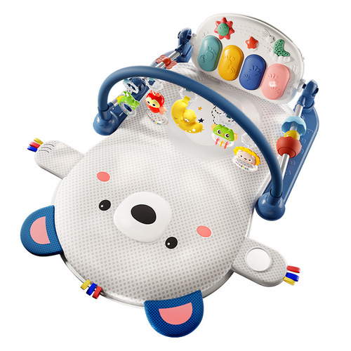 Pedal Piano Baby Fitness Stand Infant Toy Educational Early Education Multifunctional Music Crawling Mat Wholesale Gift