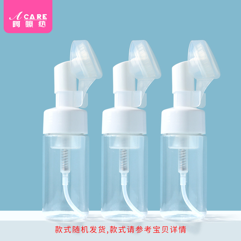 - EXPRESS / Botella espumante / Mousse A1v - Botella de espuma de silicona cabeza de lavado de la cara cepillo espumante botella de prensa