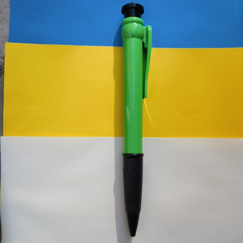 特大巨大ボールペン 個性派ペン 学生用 巨大毛糸ペン 28.5cm オリジナルブランド プラスチック製プッシュボタンペン|undefined