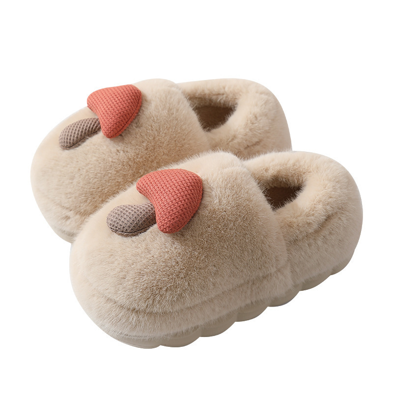 Pantuflas Peludas con Suela Gruesa de Felpa y EVA Térmico para Interior y Exterior image 7