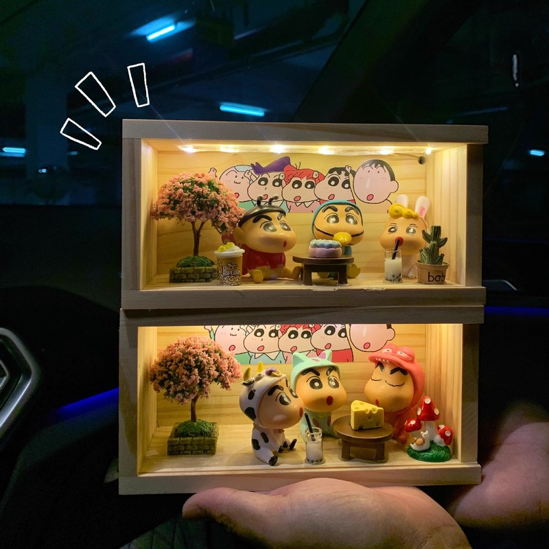 蜡笔小新手办生日礼物周边系列模型摆件小夜灯女生闺蜜男生女朋友|undefined