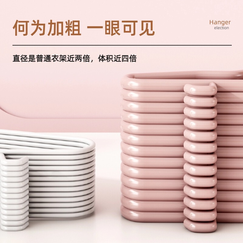 家用成人衣架加厚加长衣服防滑学生宿舍粗撑子衣挂|undefined