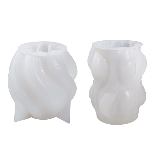 Sanxin Big Wave Scented Candle Silicone Mold DIY Gypsum Ornament Diffusing Stone Silicone Abrasive New Product