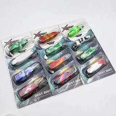 New model combo lure modification thunder frog poison arrow double hook blood groove hook long-range model for black fish hook fake lure