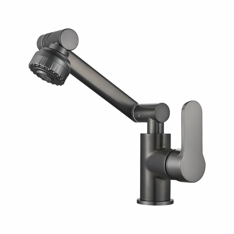 Brazo mecánico grifo Universal de agua caliente y fría baño lavabo del hogar mesa de lavado de la cocina sola