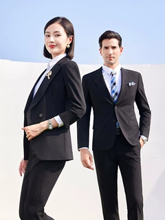职业装男女西装套装士时尚气质商务羊毛料西服外套正装高端工作服