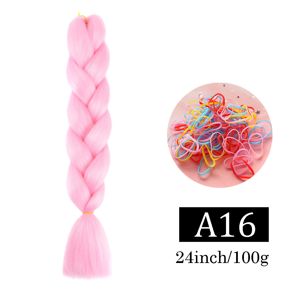 Peluca de trenza grande africana, color, trenza sucia, cuerda para el cabello, degradado, fibra química, trenza grande, reggae, hip-hop, trenza sucia, trenza