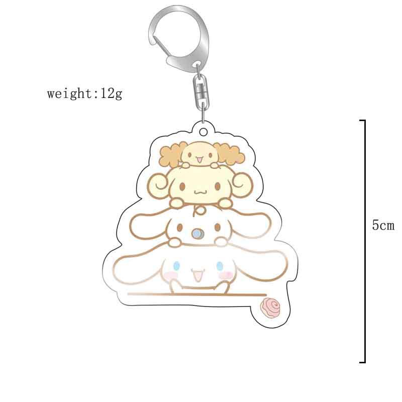 Transfronterizo nuevo animado 2D perímetro Sanliou Hello lindo gato Colomia acrílico llavero image 19
