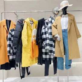 24冬款杭州一线时装品牌村上春风衣外套时尚套装品牌折扣女装现货