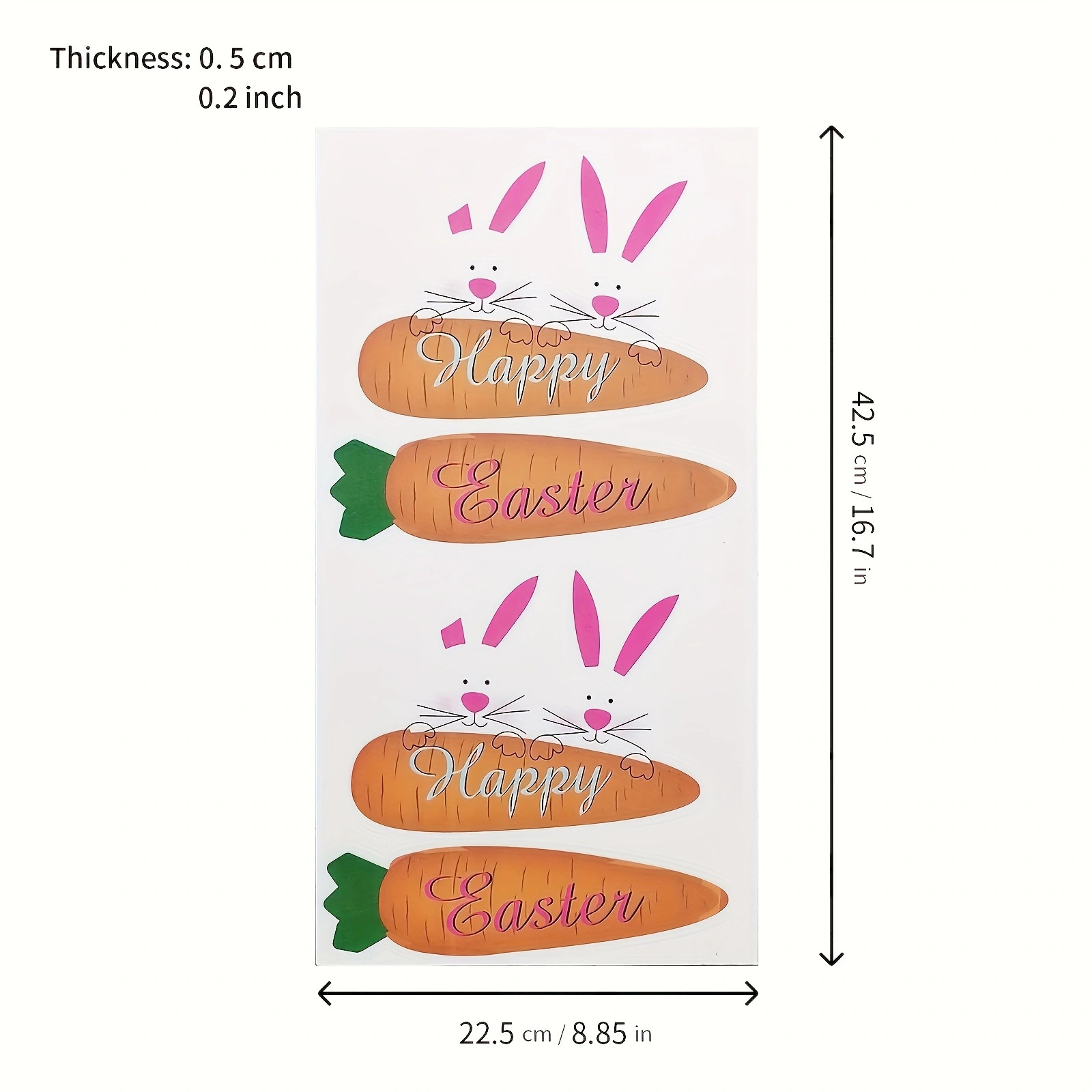Conejo de Pascua americano rábano madera bienvenida puerta colgante artesanía colgante de pared