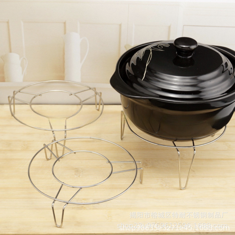 Rejilla de vapor universal engrosada de acero inoxidable para cocinar verduras al vapor, rejilla de vapor para ollas arroceras de patas altas y ollas a presión, rejilla de vapor del fabricante.