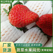 厂家直销珍珠棉包装 橘子草莓水果网套 防震包装泡沫网套7*5 8*5