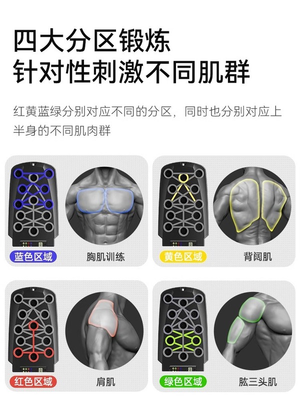 多機能腕立て伏せステントトレーニングボード男性練習腹筋胸筋平板サポートトレーニング器家庭用フィットネス代理|undefined