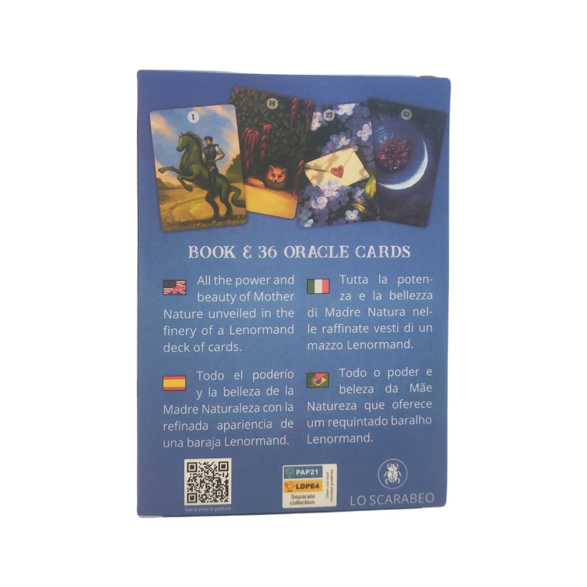 Herbal Plant Oracle Deck Lenormand Board Game Cards English_voghion.com