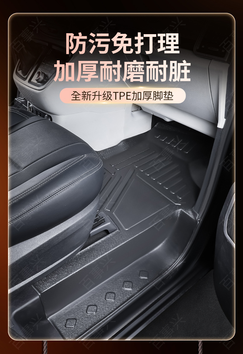 Jianghuai Ruifeng M4 Full-Coverage Floor Mats, Specifically for the 2016-2022 Ruifeng M4 Seven-Seater Business Car, Tpe Floor Mats