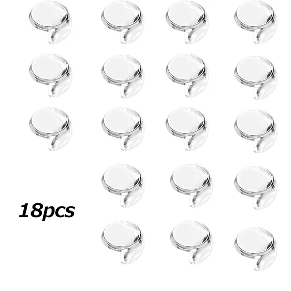 18Pcs Round Table Corner Window Anti-Collision Corner Protector Anti-Collision Strip Anti-Collision Safety Edge Soft Corner Sticker