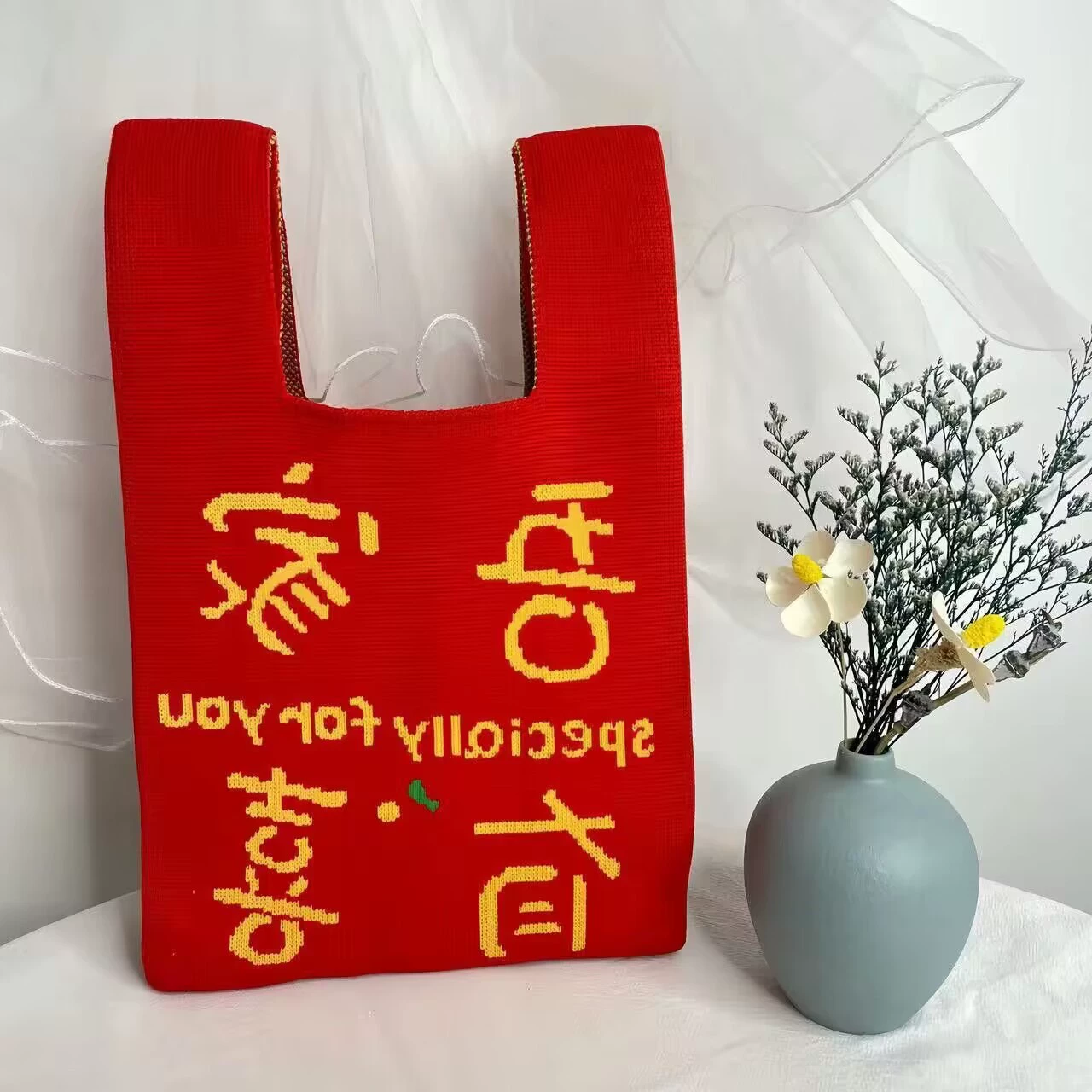 Вязаная амулетная сумка, праздничный защитный талисман, вязанный 15×25 / 20–35 см варианты