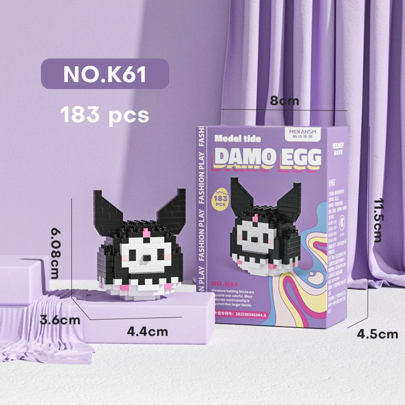 Конструктор совместимый с Lego микро-блоки, мультяшная фигурка — 32 варианта, 100–237 деталей