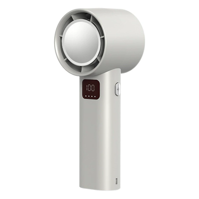 Новый турбо открытый ручной лед небольшой вентилятор портативный usb зарядка цифровой дисплей 100 передачи цифровой дисплей складной вентилятор