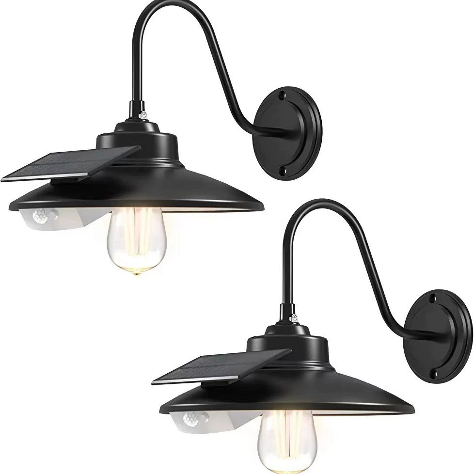 Трансграничный Солнечный настенный светильник Открытый водонепроницаемый светодиодный пейзаж Вилла украшение Домашнее освещение открытый ретро садовый свет