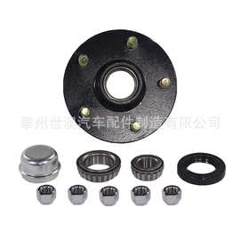 5孔2200磅拖车轮毂房车轮毂轴头哈巴头轮毂单元半轴澳洲150款价优