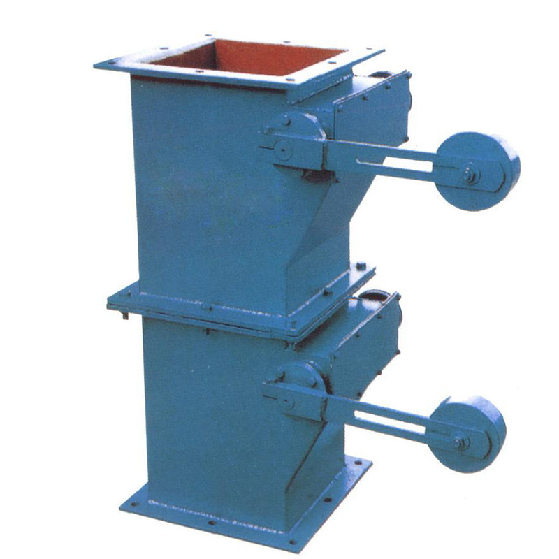 厂家定制不锈钢双层气动重锤阀卸灰阀  碳钢电动重锤翻板卸料放料