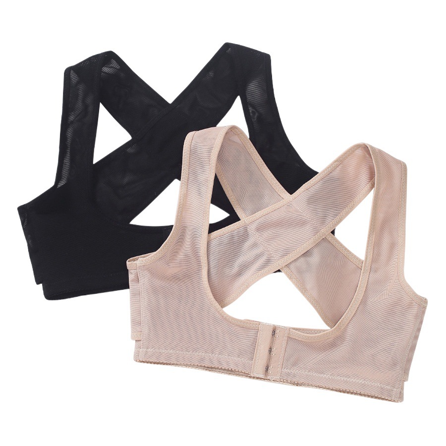 Corsé de corsé jorobado Corrección ajustable pecho soporte push up pecho soporte anti-flacidez corsé