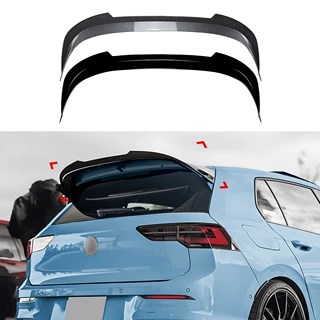 适用大众高尔夫8 高8 GTI R CS加装刀锋款尾翼顶翼扰流板外饰改装