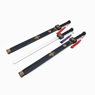 新款木质仿古汉剑 激光雕刻木头剑 旅游景区木制工艺品刀剑兵器