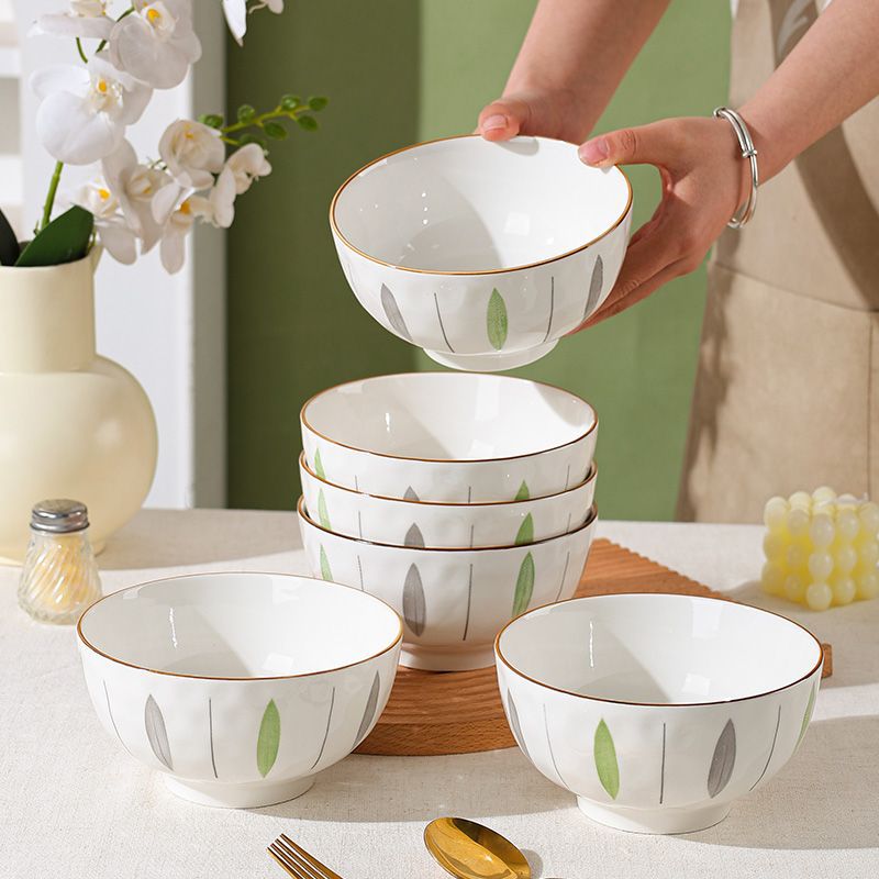 Conjunto de platos de cerámica doméstica de alto valor combinado de platos domésticos 2025 nuevo conjunto de platos