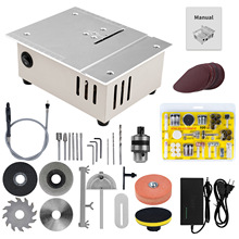 跨境双电机微型台锯2寸铝合金迷你电锯小型台锯多功能