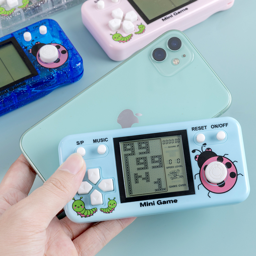 Classic Large-Screen Tetris Game Console Retro Nostalgic 8090 Toy Handheld Electronic Game Console Wholesale