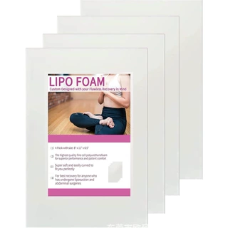 亚马逊热卖lipofoam术后恢复海绵腹部压迫服海绵耐撕拉聚酯海绵