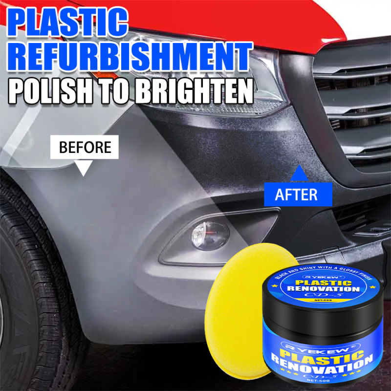 Ryekew Car Interior Refurbishment and Repair Paste, Maintenance and Gloss Enhancement, Suitable for Refurbishing Aged Plastic and Leather Ryekew Car Interior Refurbishment and Repair Paste, Maintenance and Gloss Enhancement, Suitable for Refurbishing Aged Plastic and Leather