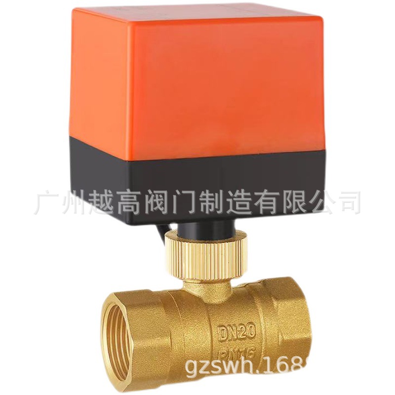 电动二通三通球阀三线一控全通径电动球阀220V水阀自来水开关控制