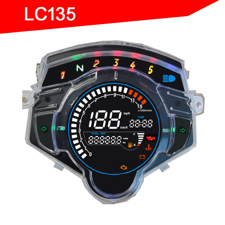 Exported to South America Yamaha Lc135 Digital Instrument Assembly Mexico Italika At110Rt Road Code Meter