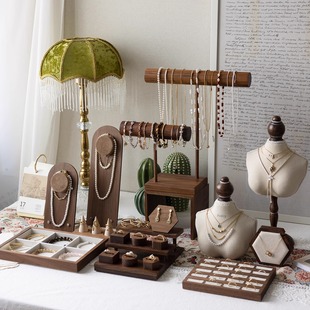Vintage Jewelry Rack Display Rack Neck Necklace Earrings Storage Rack Jewelry Rings Jewelry Stall Display Rack