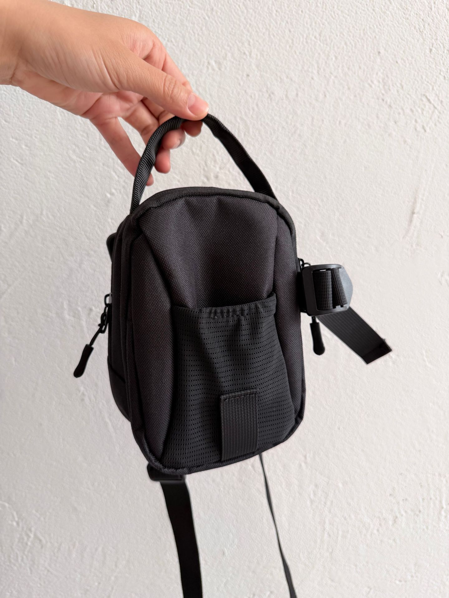 【블랙 2자석】 옥스포드 천 자석 부착 파우치