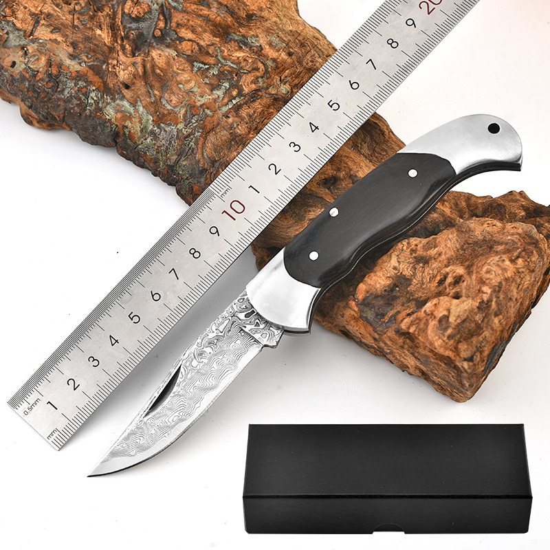 户外野营折刀防身折刀高硬度便捷户外刀 丛林生存多功能折叠