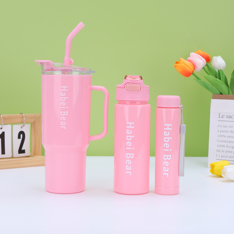 クロスボーダー 40 オンスのグラデーションプラスチックアイスカップ大容量ポータブルストロープラスチックカップ屋外ポータブルカップ|undefined