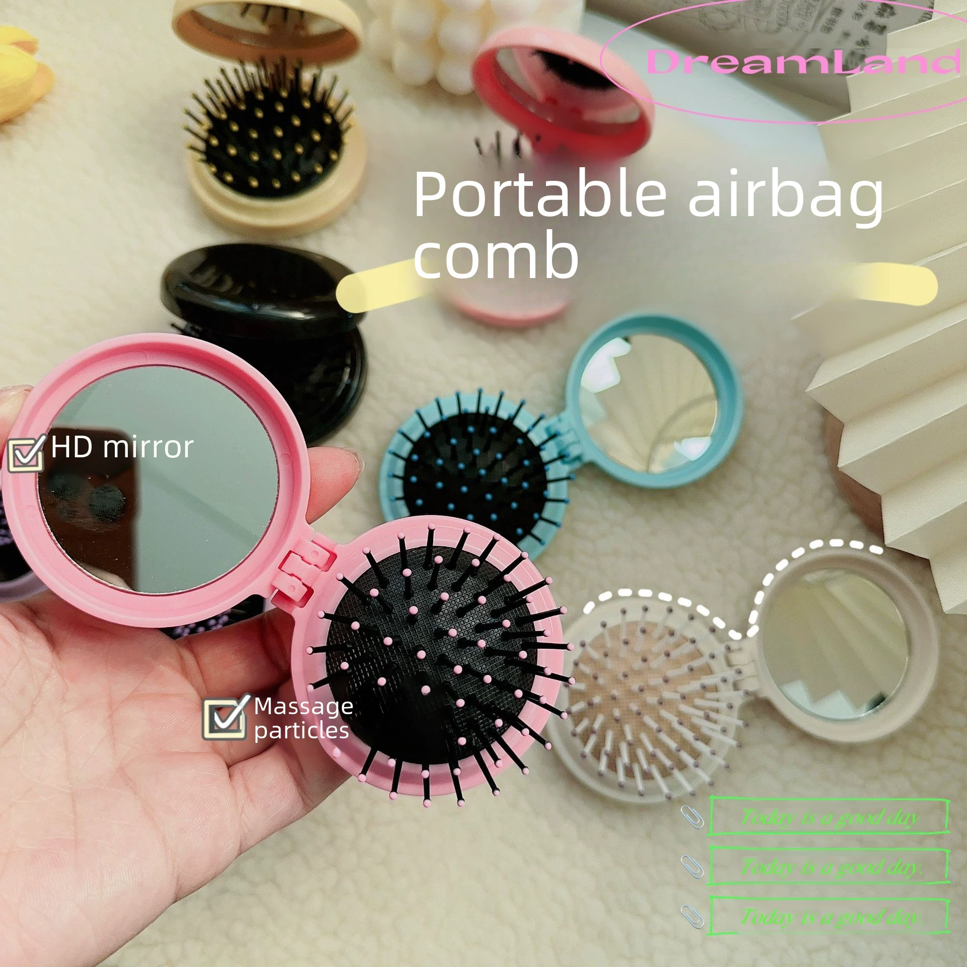 Круговой воздушный мешок, детская складная щетка, переносной набор для мужчин и женщин, массажер