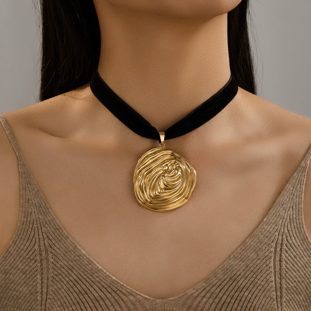 Европейское и американское ретро-кулон из сплава, ожерелье с бантом, милое, стильное, сексуальное колье-чокер, цепочка на ключицу